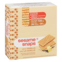 Sesame Snaps - Vanilla, 24 Each