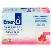 Ener-D - Sugar Free Raspberry, 24 Each