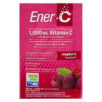 Ener-C - 1000mg Vitamin C Drink Mix - Raspberry, 9.28 Gram