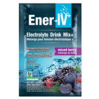 Ener-C - Sport Electrolyte Drink Mix Single - Mixed Berry, 3.43 Gram