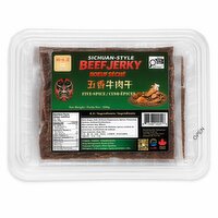 Hometown - Sichuan Style Five-Spice Beef Jerky, 200 Gram