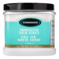 SUNDHED - Fine Iodized Sea Salt, 750 Gram