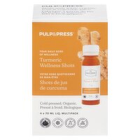 Pulp & Press - Wellness Shot Turmeric Organic, 4 Each