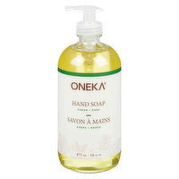 Oneka - Hand Soap Cedar Sage, 475 Millilitre