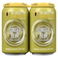 Grizzly Paw - Ginger Beer, 4 Each