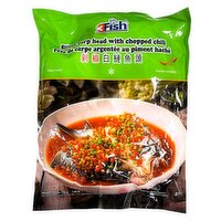 3Fish - Silver Carp Head With Chopped Chili, Frozen, 750 Gram