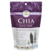 ECOIDEAS - Organic Chia Seeds Black, 227 Gram