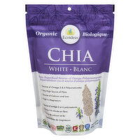 Ecoideas - Organic Chia Seeds White, 454 Gram