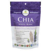 ECOIDEAS - Organic Chia Seeds White, 227 Gram