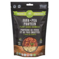 ECOIDEAS - Organic Fava Pea Protein Crumbles, 108 Gram