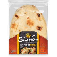 Stonefire - Original Mini Naan, 4 Each