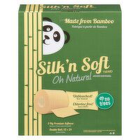 Silk N Soft - Unbleached Box Bathroom Tissue, 12 Each
