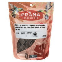 PRANA - Organic Dark Chocolate Chunks, 300 Gram