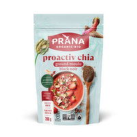 PRANA - Organic Proactive Chia +Probiotics Ground Black, 200 Gram