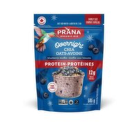 Prana - Protein Overnight Chia Oats - Blueberry Muffin, 585 Gram