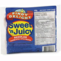 Pinoy Delight - Sweet 'n Juicy Wiener - Regular, 450 Gram