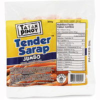 Tatak Pinoy - Tender Sarap Jumbo Wieners - Pork & Chicken, 300 Gram