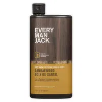 EVERY MAN JACK - Body Wash, Sandalwood, 500 Millilitre