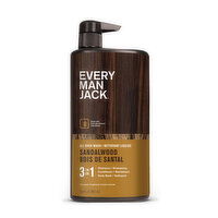 EVERY MAN JACK - All Over Wash Sandalwood, 852 Millilitre