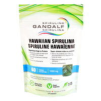 Gandalf Spirulina - Gandal Hawaiian Spriulina 1000mg, 60 Each