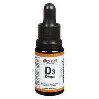 orange NATURALS - D3 Drops, 15 Millilitre