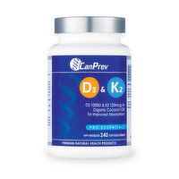 Canprev - D3 & K2 Softgels, 240 Each