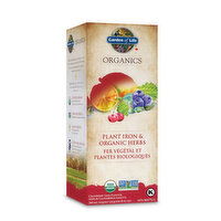 Garden of Life - Plant Iron & Organic Herbs Cranberry Lime, 240 Millilitre