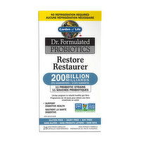 Garden of Life - Dr. Formulated Probiotics Restore 200 Billion, 28 Each