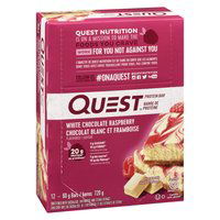 Quest - Protein Bar - White Chocolate Raspberry, 12 Each