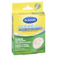 Dr Scholls - Clear Away Planter Wart Remover, 24 Each