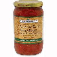 PREFERISCO - Tomato & Basil Pasta Sauce, 680 Millilitre