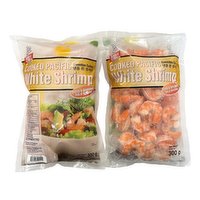 Smart Choice - Cooked Peeled & Deveined White Shrimp Thailand 91/110, 300 Gram