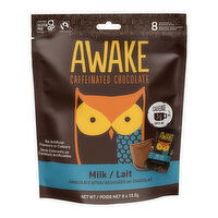 Awake Chocolate - Milk Chocolate Pouch, 108 Gram