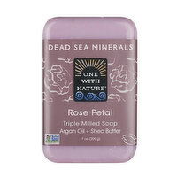 One With Nature - Soap Rose Petal, 200 Gram