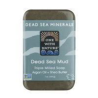 One With Nature - One W Nature Dead Sea Mud Bar Soap, 200 Gram