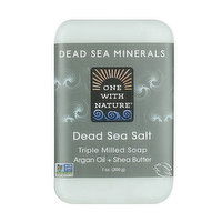 One With Nature - Soap Dead Sea Salt, 200 Gram