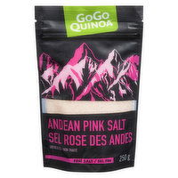 GO GO Quinoa - Andean Pink Salt Fine, 250 Gram