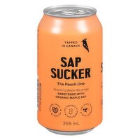 SAPSUCKER - The Peach One - Sparkling Water Beverage, 355 Millilitre