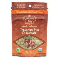 Gathering Place - Cardamom Pod Organic, 20 Gram