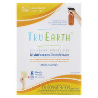 Tru Earth - Eco Strips Lemon Fresh Disinfectant, 8 Each