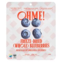 OHME - Freeze Dried Whole Blueberries, 46 Gram
