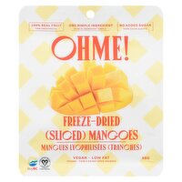 OHME - Freeze Dried Sliced Mangos, 56 Gram