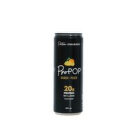 ProPOP - Protein Sparkling Water, Mango & Peach, 355 Millilitre
