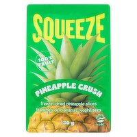 Squeeze - Freeze Dried Pineapple Slices, 30 Gram