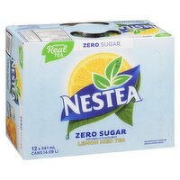 NESTEA - Zero Sugar Lemon Iced Tea, 12 Each
