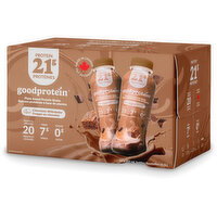 Good Protein - Plant-based Protein Shake - Chocolate Milkshake Flavoured, 355 mL, 12 Each