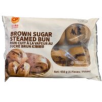 CP - Brown Sugar Steamed Buns, 6 Count, 450 Gram