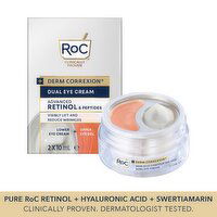 RoC - Derm Correxion Dual Eye Cream, 2x10mL, 1 Each