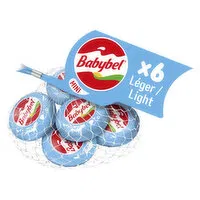 Babybel - Mini Firm Ripened Light Cheese, 6 Each