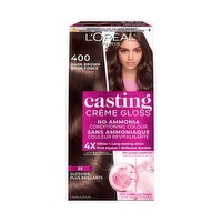 LOREAL - Casting Creme Gloss - 400 Dark Brown, 1 Each